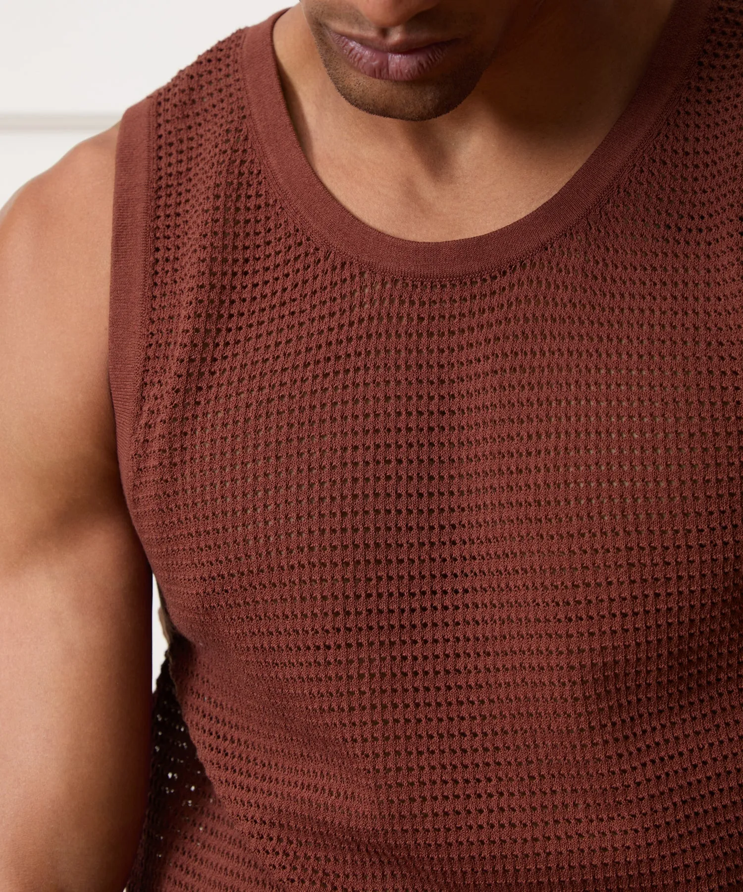 Luxe Mesh Tank sold by Todd Snyder product image thumbnail 3