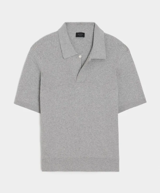 Cotton-Cashmere Sweater Polo sold by Todd Snyder