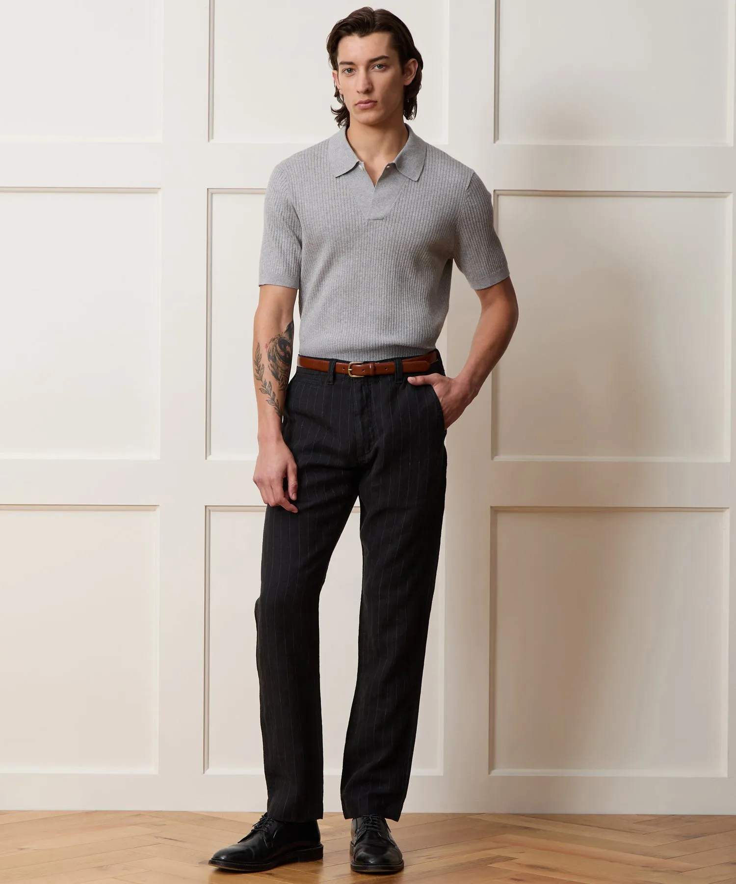 Cotton-Cashmere Sweater Polo sold by Todd Snyder product image thumbnail 5