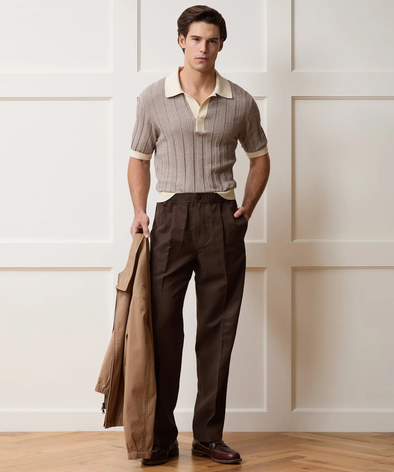 Casanova Sweater Polo sold by Todd Snyder product image thumbnail 5