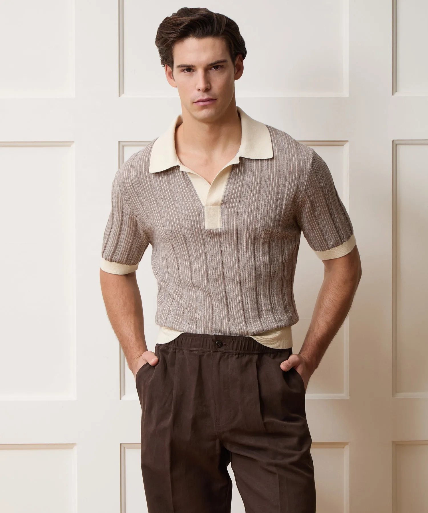 Casanova Sweater Polo sold by Todd Snyder product image thumbnail 2