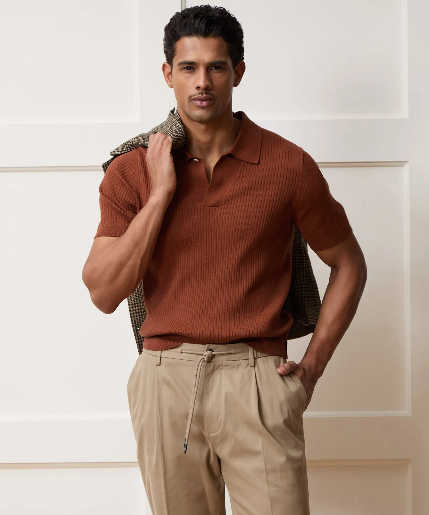 Cotton-Cashmere Sweater Polo sold by Todd Snyder product image thumbnail 2