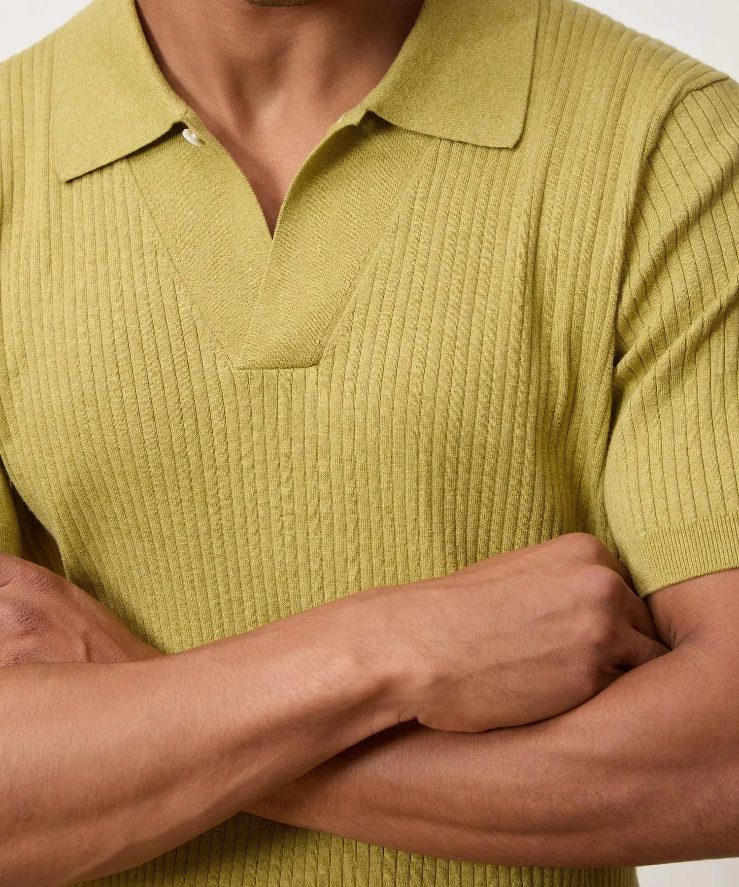 Cotton-Cashmere Sweater Polo sold by Todd Snyder product image thumbnail 3