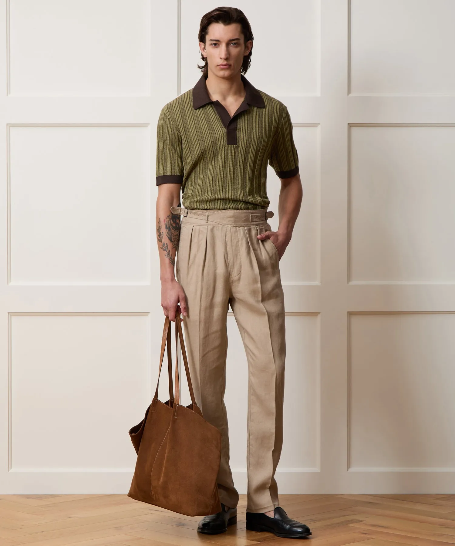 Casanova Sweater Polo sold by Todd Snyder product image thumbnail 5