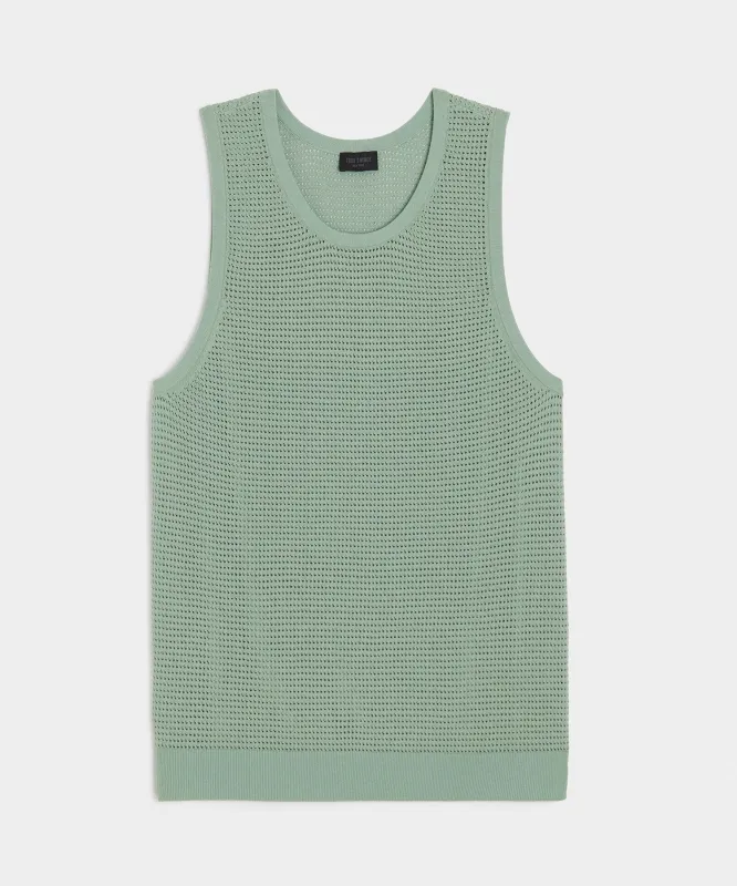 Luxe Mesh Tank made by Todd Snyder