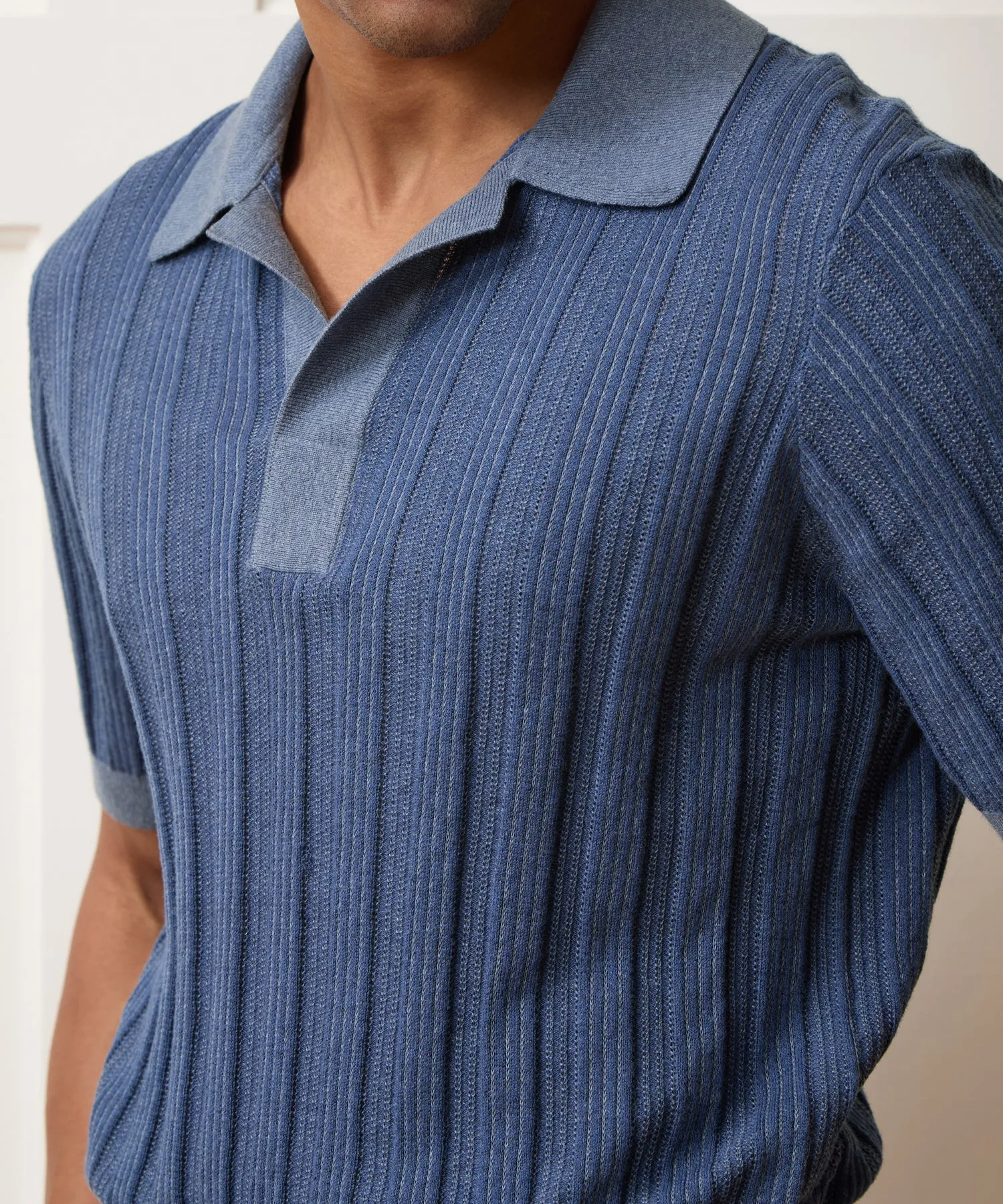 Casanova Sweater Polo sold by Todd Snyder product image thumbnail 3