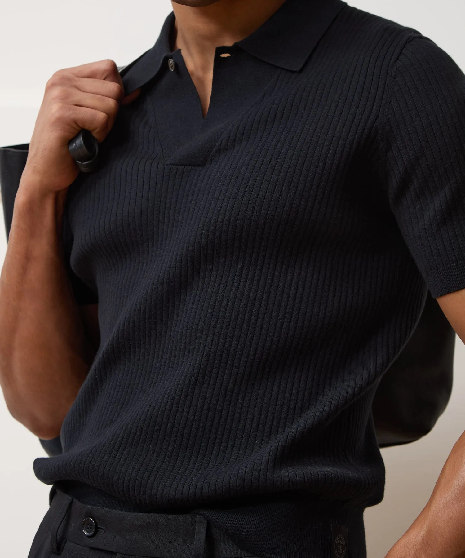 Cotton-Cashmere Sweater Polo sold by Todd Snyder product image thumbnail 3