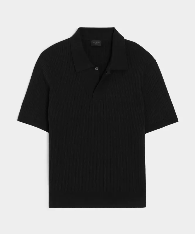 Cotton-Cashmere Sweater Polo sold by Todd Snyder