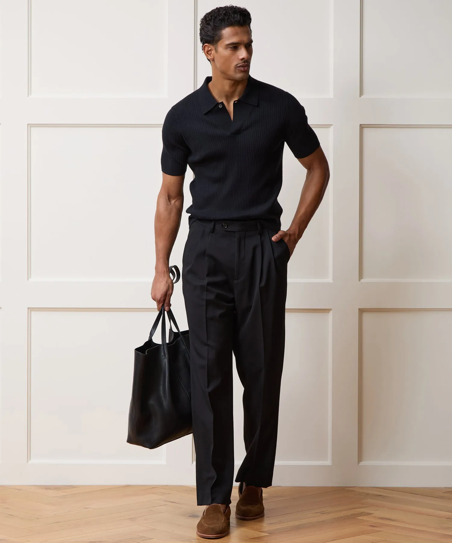 Cotton-Cashmere Sweater Polo sold by Todd Snyder product image thumbnail 5