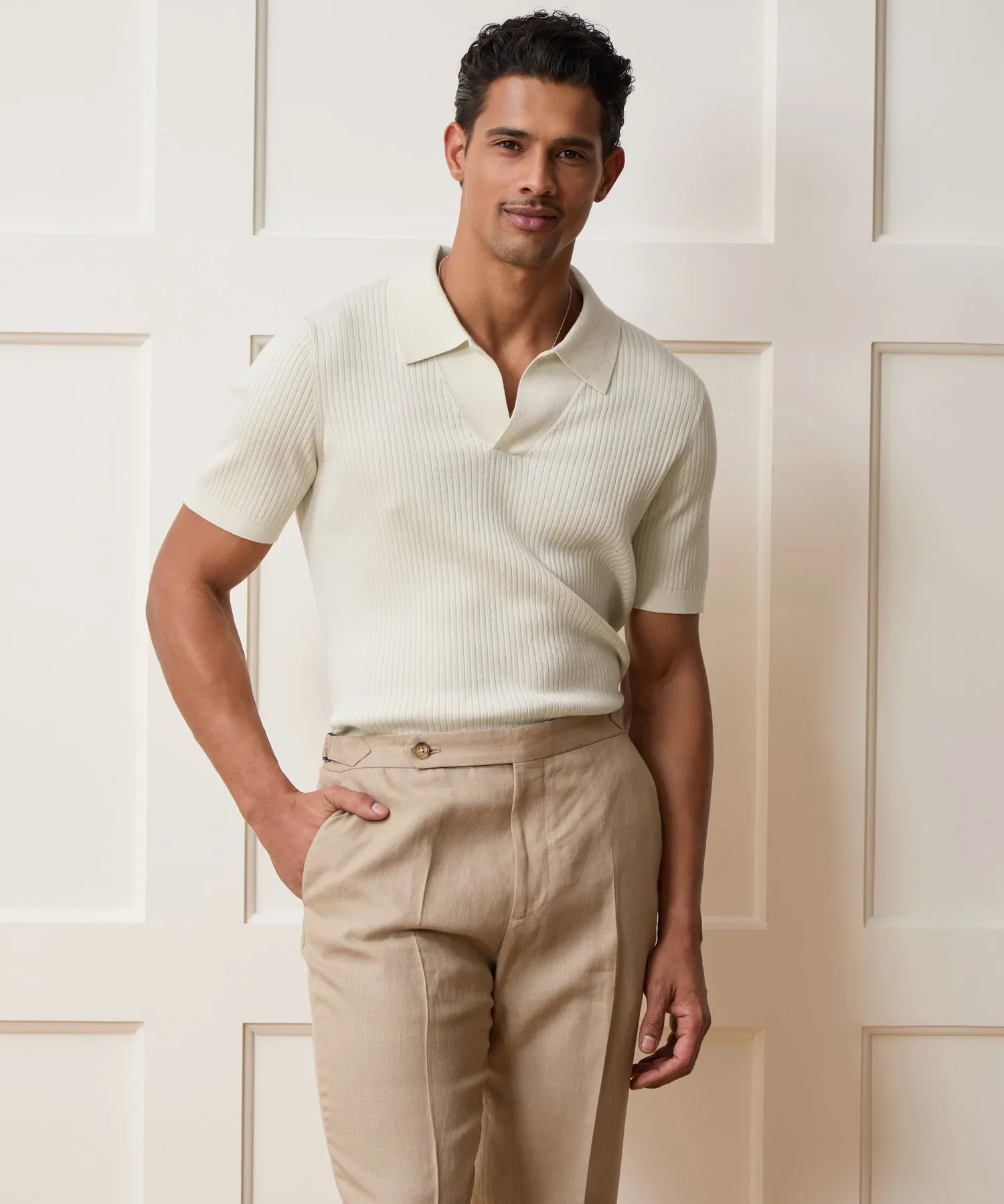 Cotton-Cashmere Sweater Polo sold by Todd Snyder product image thumbnail 2