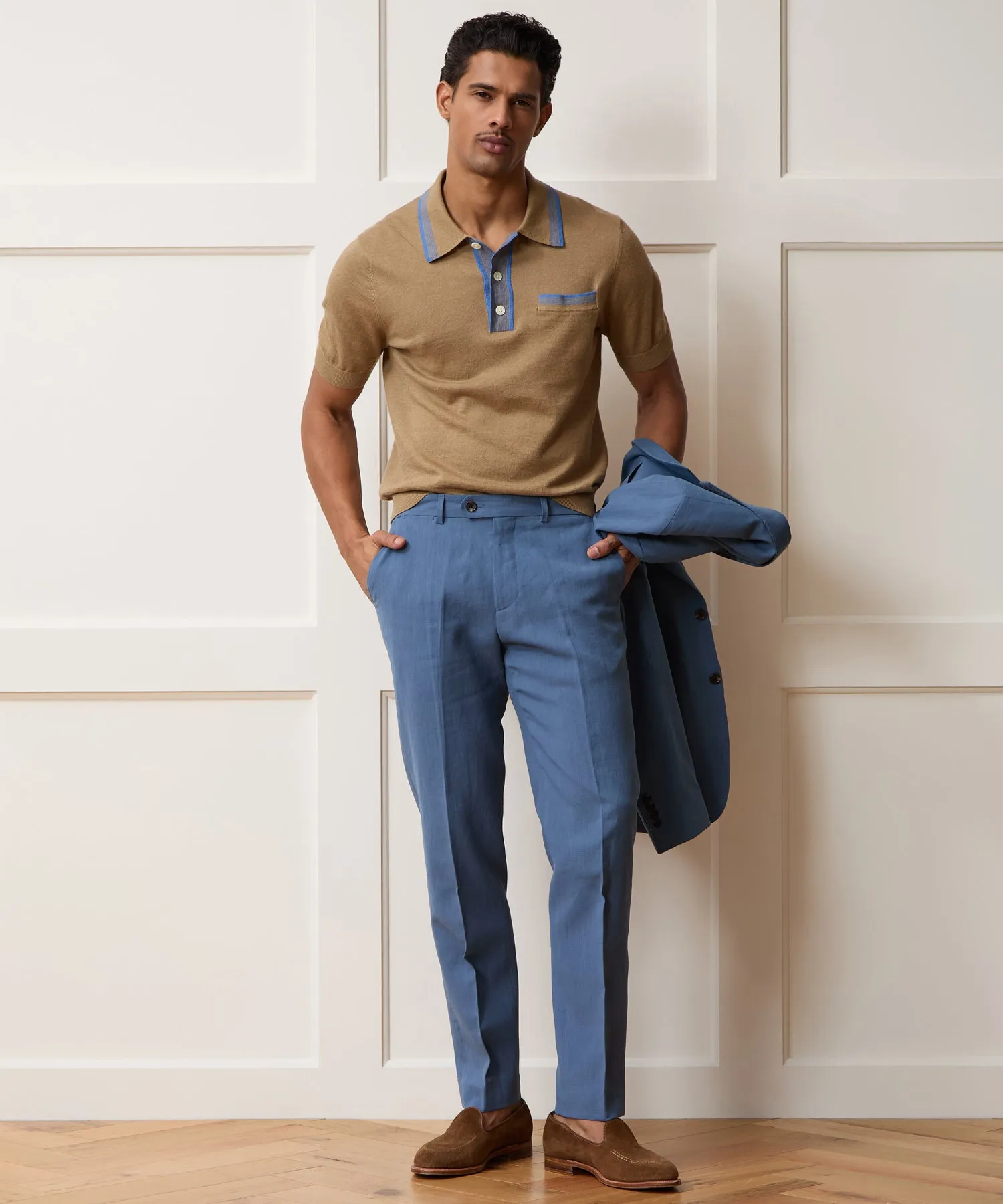 Mojave Sweater Polo sold by Todd Snyder product image thumbnail 5