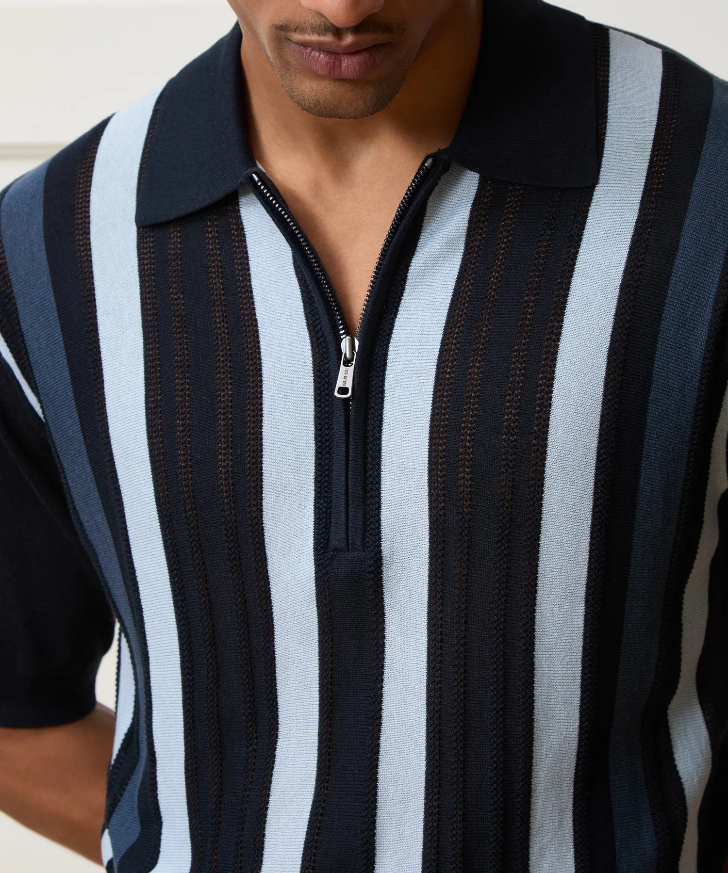 Stratford Quarter-Zip Sweater Polo sold by Todd Snyder product image thumbnail 3