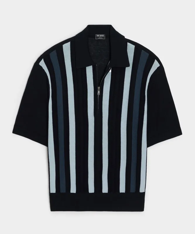 Stratford Quarter-Zip Sweater Polo made by Todd Snyder