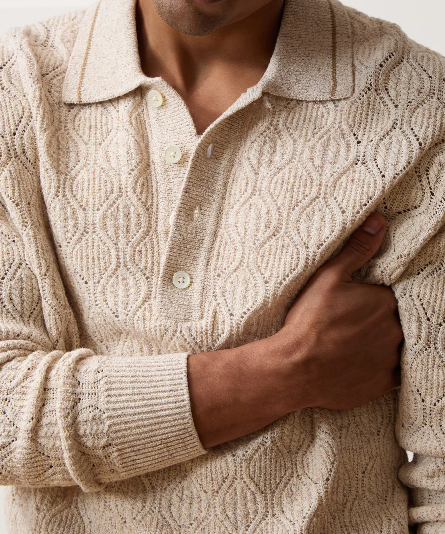 Northridge Sweater Polo sold by Todd Snyder product image thumbnail 3