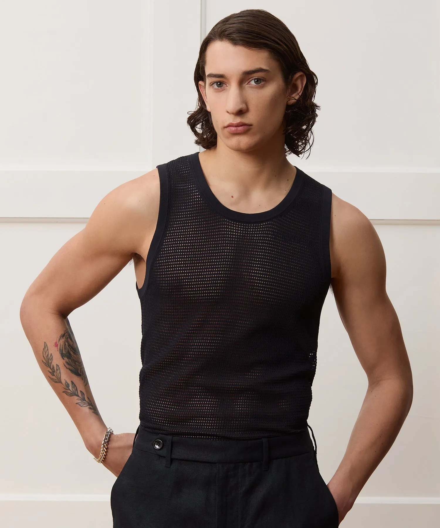 Luxe Mesh Tank sold by Todd Snyder product image thumbnail 2