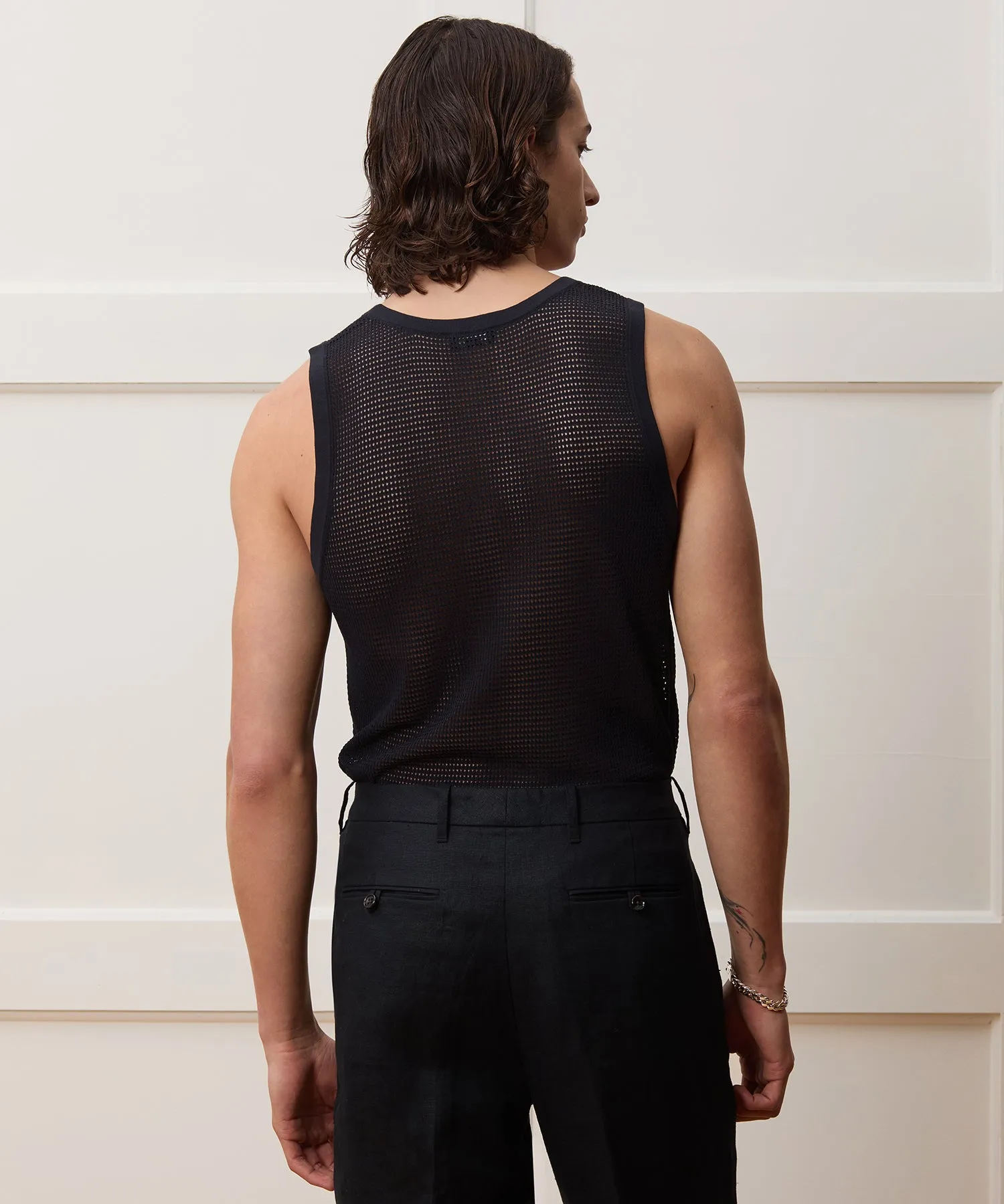 Luxe Mesh Tank sold by Todd Snyder product image thumbnail 5
