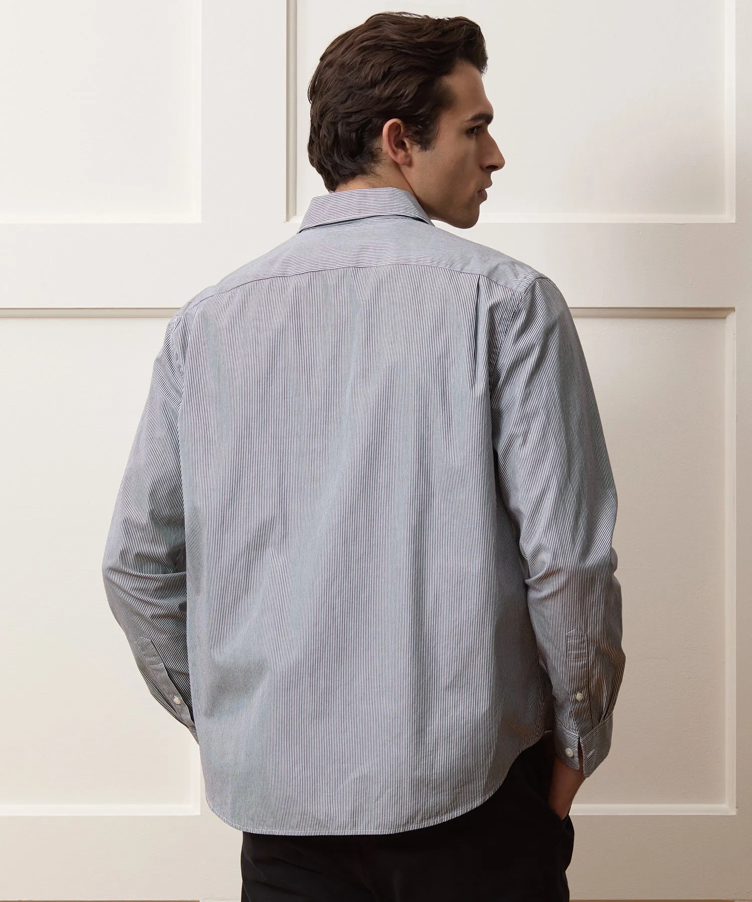 Welt Pocket Poplin Big Shirt sold by Todd Snyder product image thumbnail 4