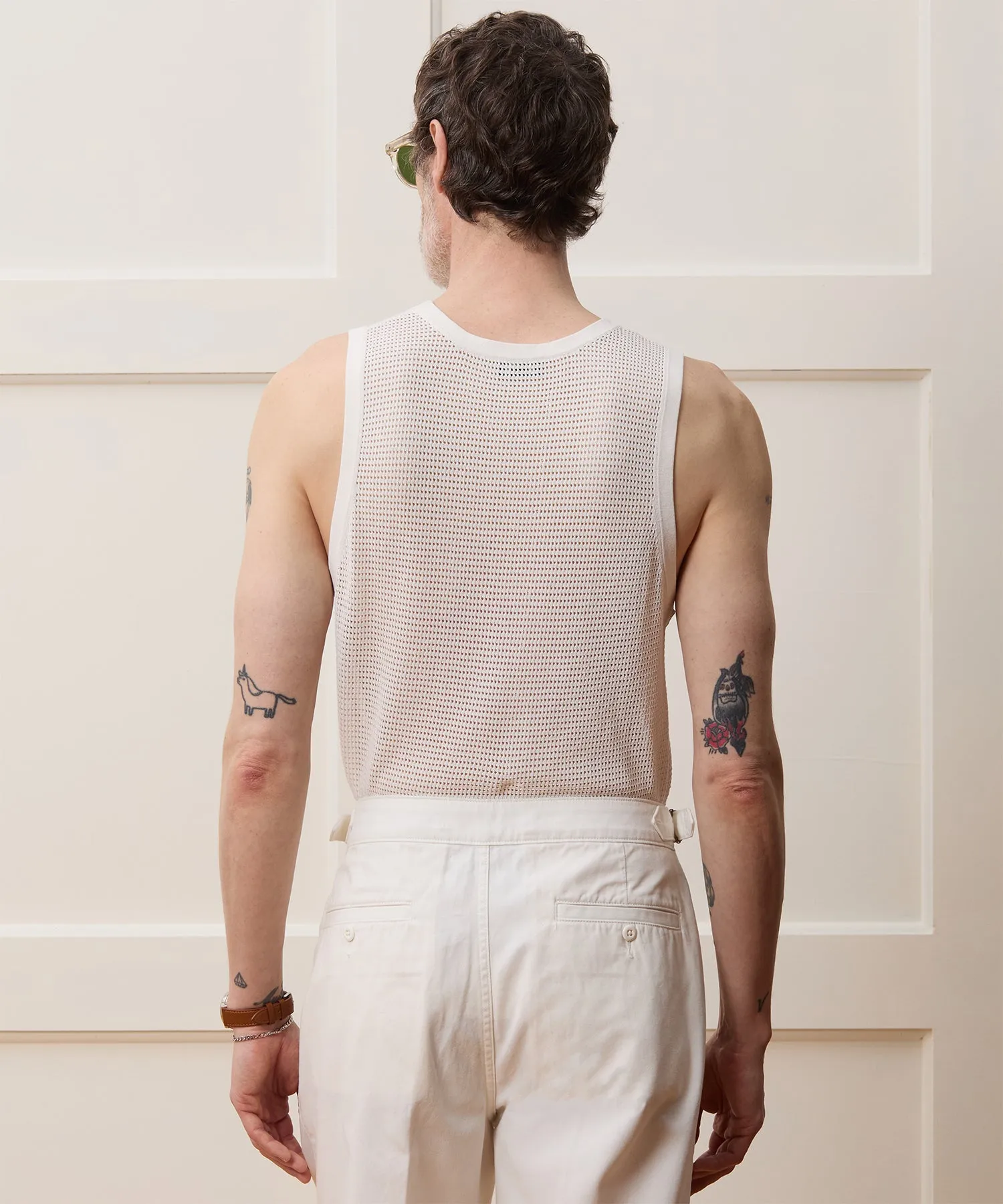 Luxe Mesh Tank sold by Todd Snyder product image thumbnail 5