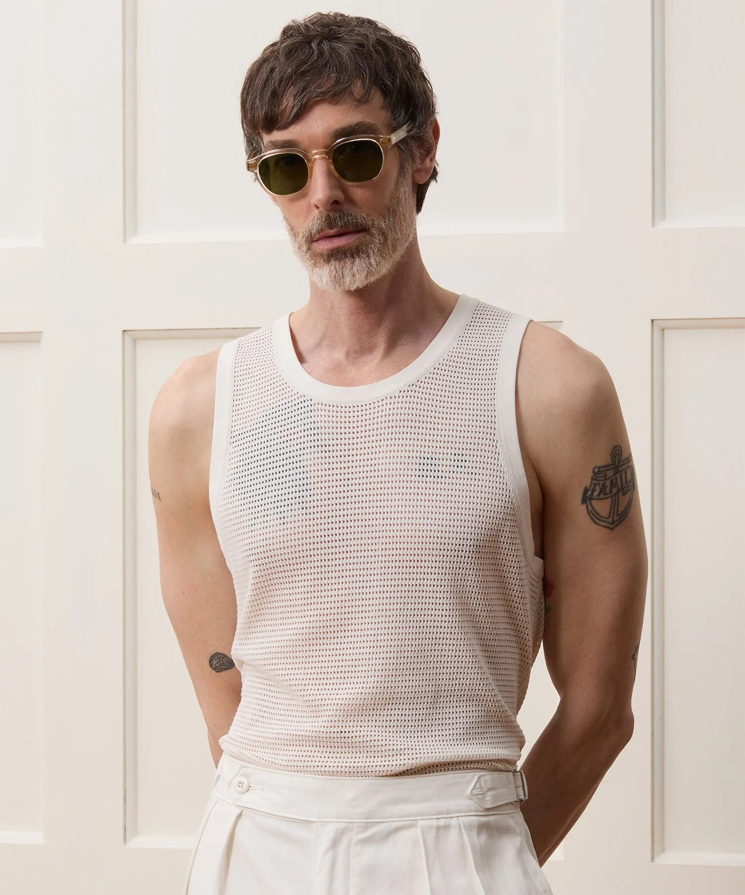 Luxe Mesh Tank sold by Todd Snyder product image thumbnail 2