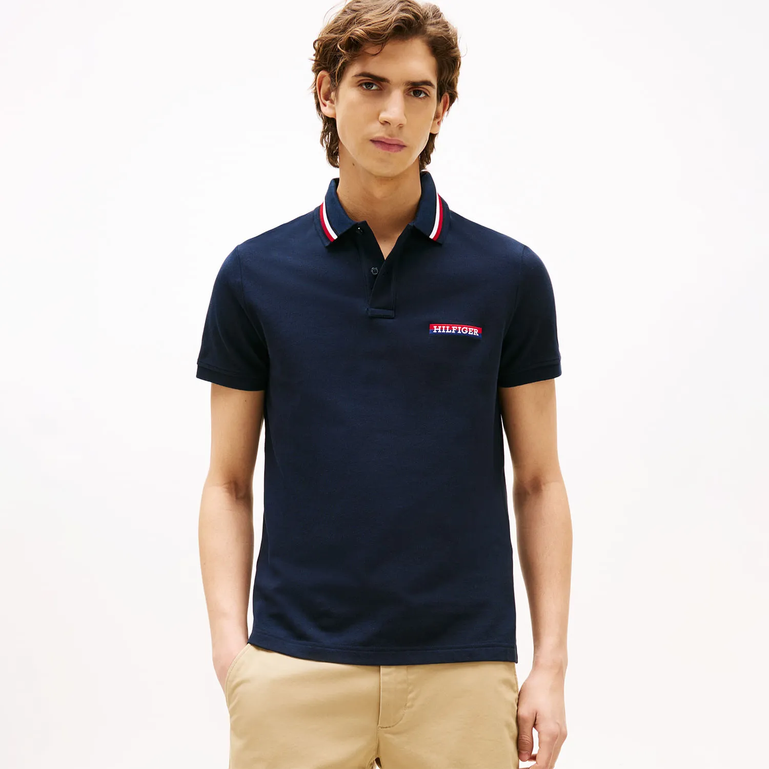 Polo Tipped Global Stripe Regular Fit sold by Tommy Hilfiger