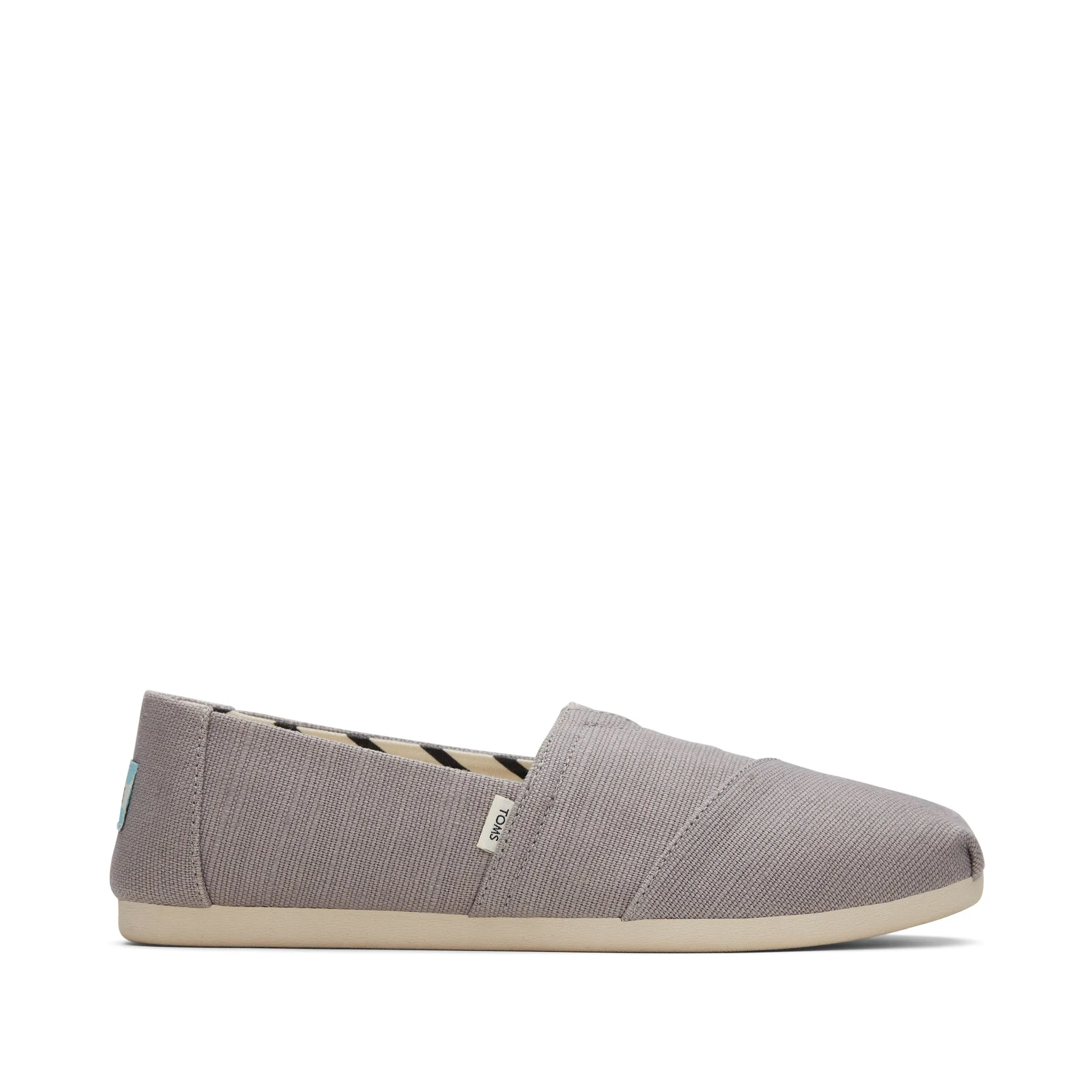Alpargata Grey Heritage Canvas sold by Toms