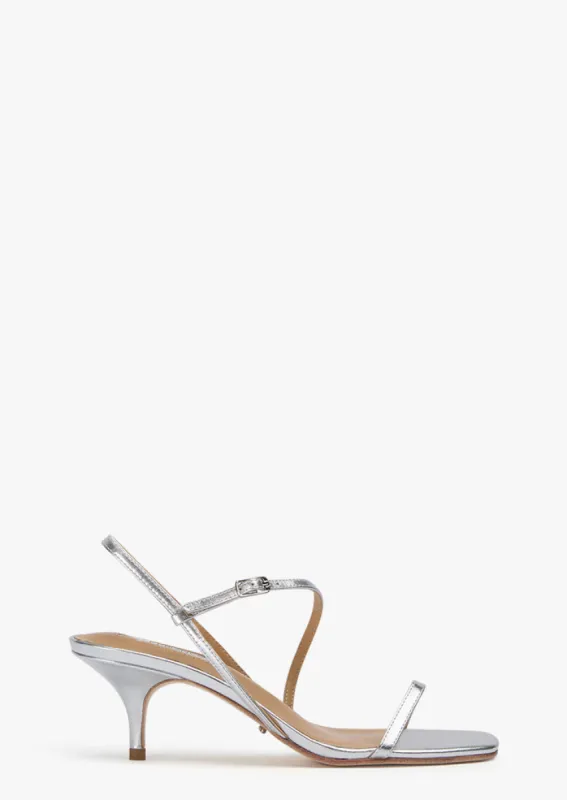 Angelina Silver Nappa Metallic sold by Tony Bianco