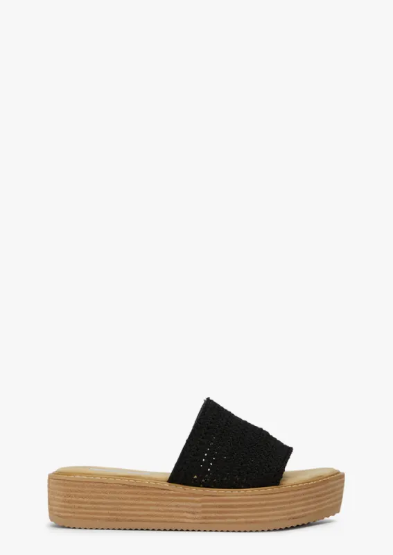 Eleni Black Crochet sold by Tony Bianco