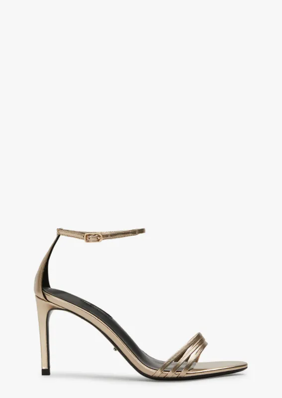 Melody Amber Nappa Metallic Heels made by Tony Bianco