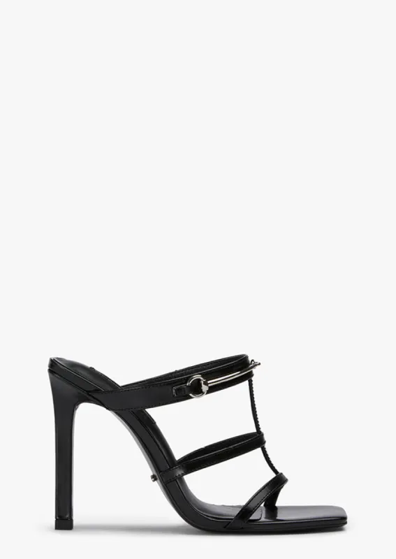 Nilou Black Hi Shine sold by Tony Bianco