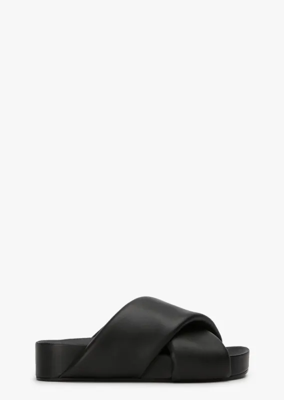 Gem Black Nappa Sandals sold by Tony Bianco