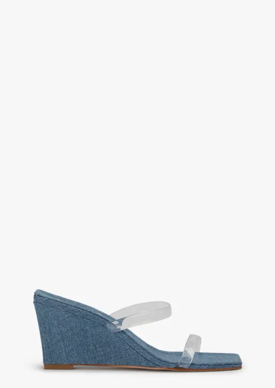 Girly Clear Vinylite/Denim sold by Tony Bianco