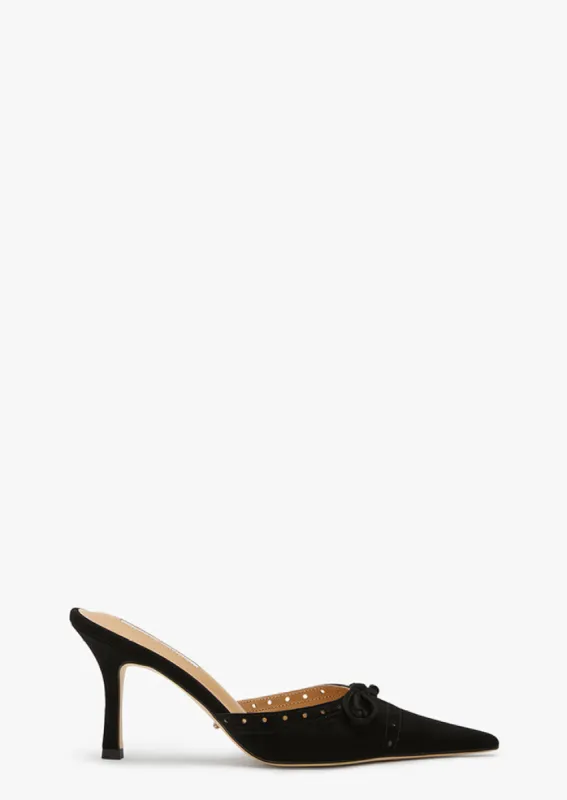 Scooter Black Suede sold by Tony Bianco