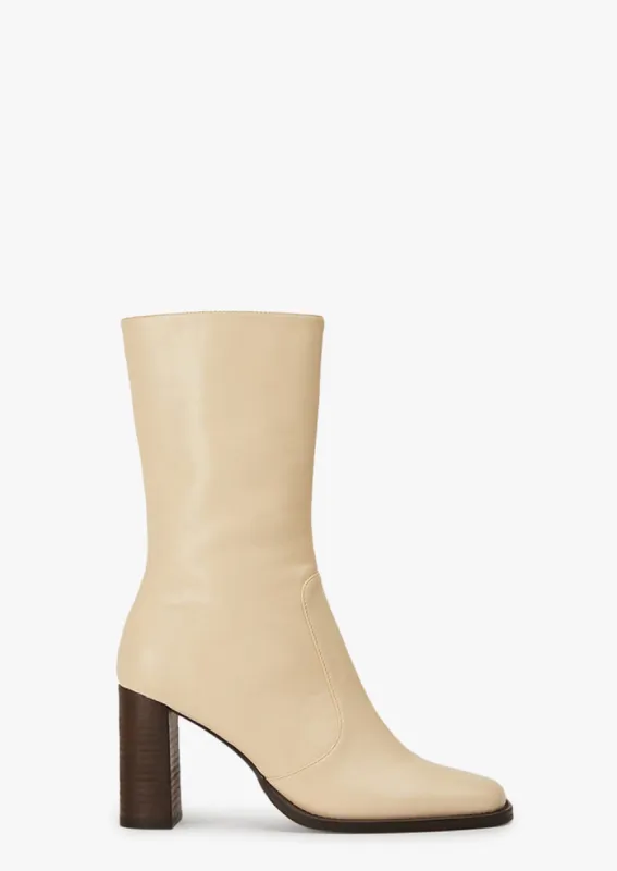 Atlanta Ecru Venice Ankle Boots sold by Tony Bianco