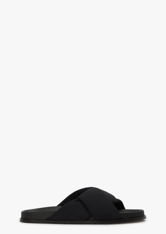 Lipa Black Lycra Sandals sold by Tony Bianco