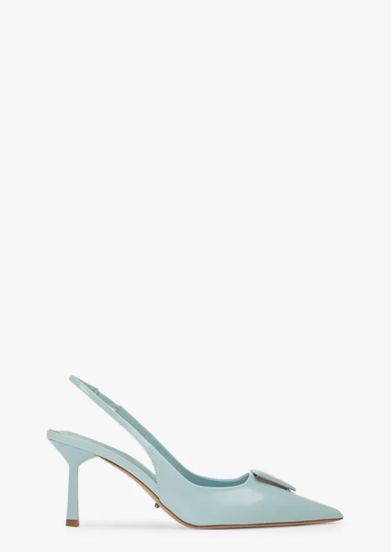 Bertie Sky Hi Shine Heels sold by Tony Bianco