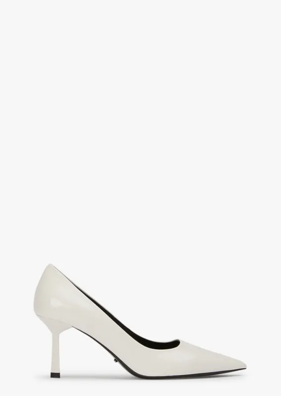 Billy White Hi Shine Heels sold by Tony Bianco