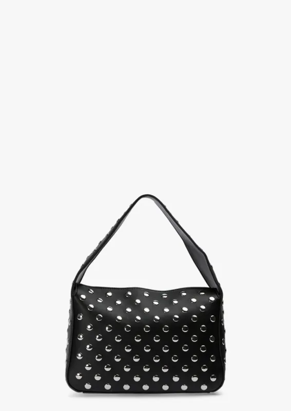 Natalie Black Nappa/Studs sold by Tony Bianco