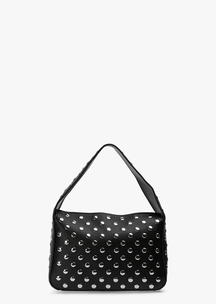 Natalie Black Nappa/Studs sold by Tony Bianco