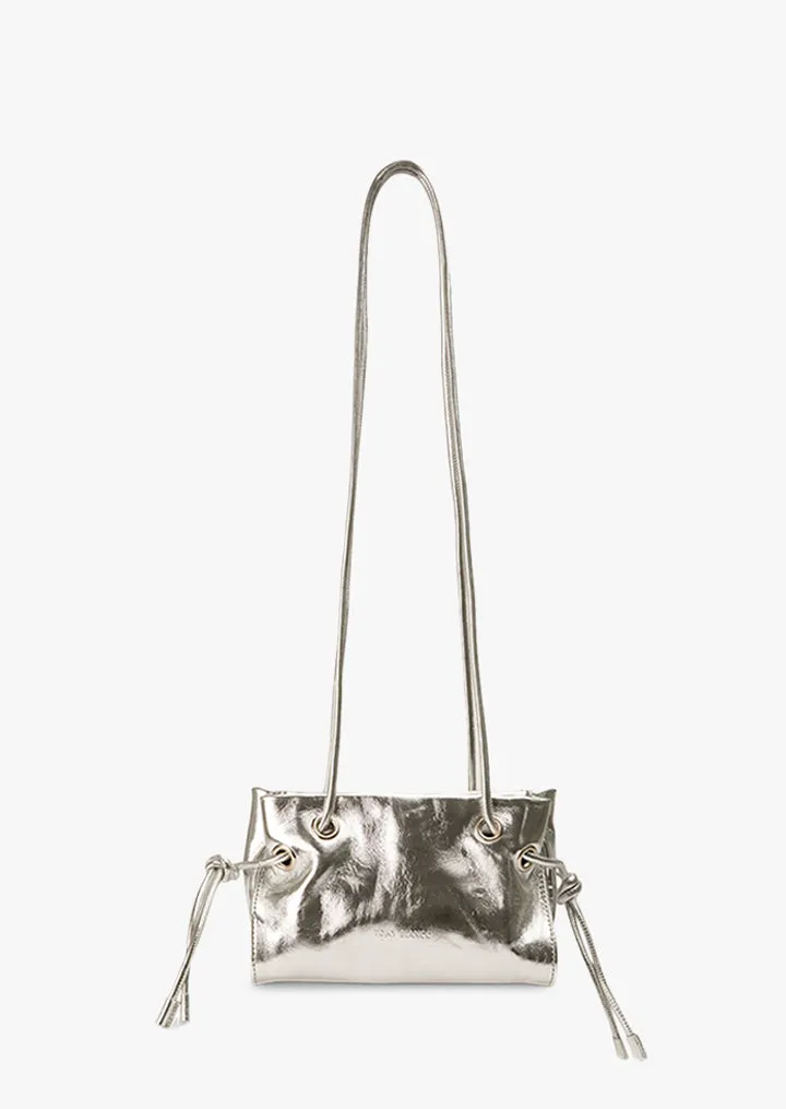 Vesper Silver Shine Shoulder Bag sold by Tony Bianco