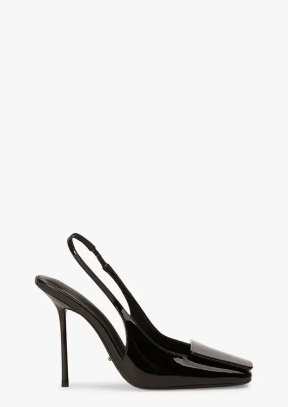 Rue Black Patent Heels sold by Tony Bianco