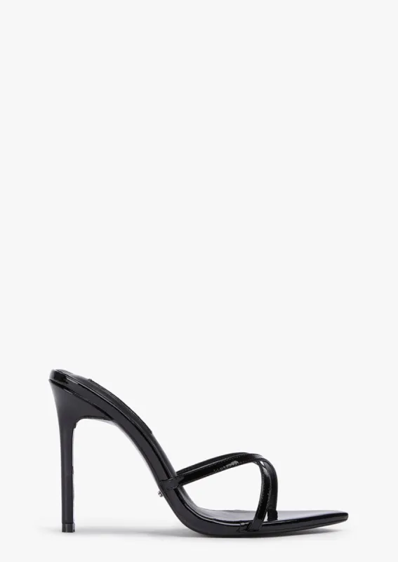 Megan Black Patent sold by Tony Bianco