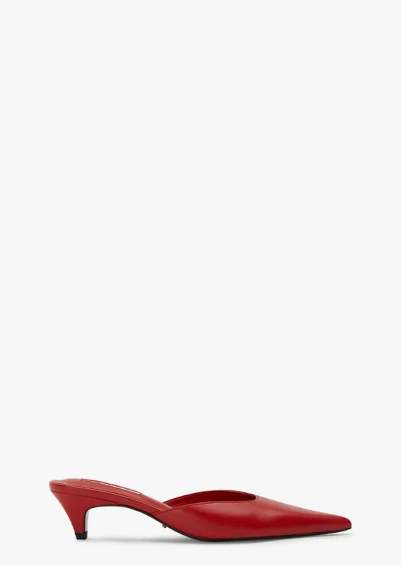 Denver Ruby Nappa Heels sold by Tony Bianco