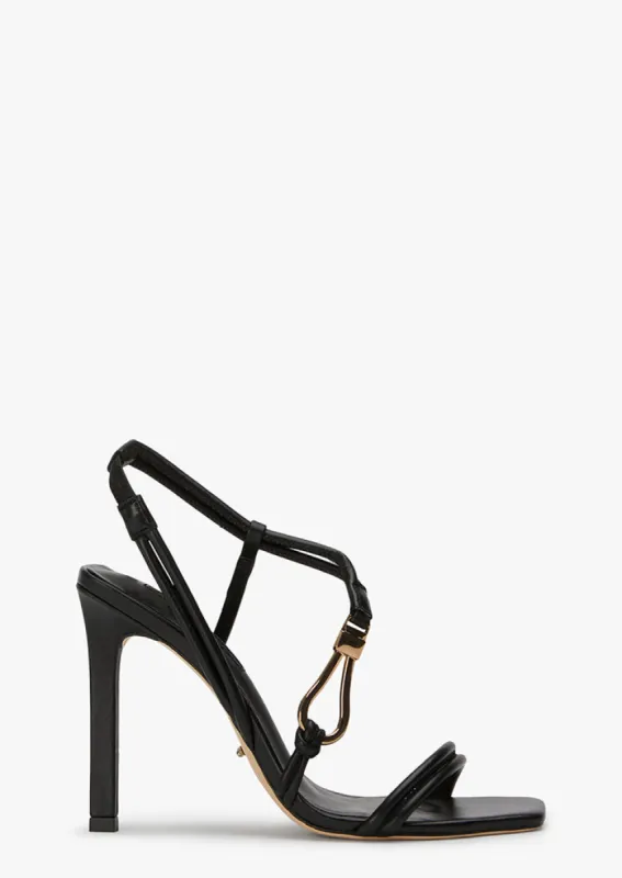 Niche Black Nappa Heels sold by Tony Bianco