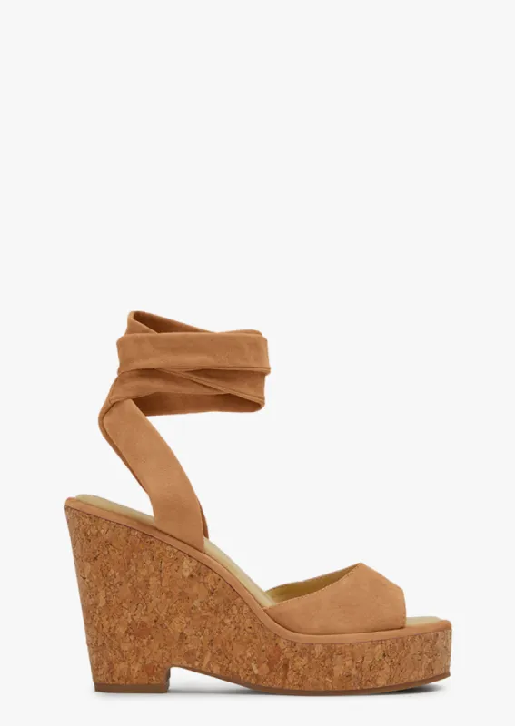 Honey Butterscotch Suede Wedges sold by Tony Bianco