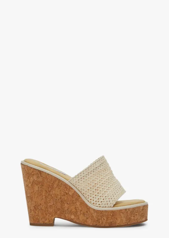 Harlow Natural Crochet Wedges sold by Tony Bianco