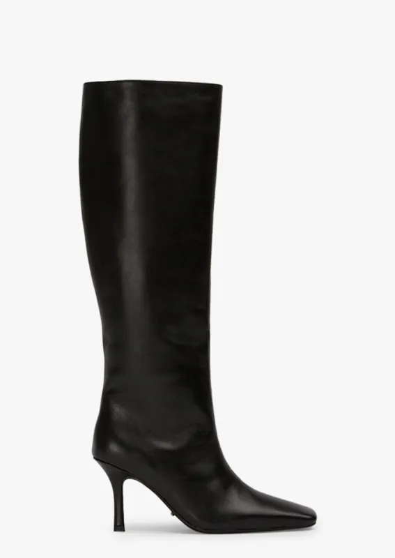 Firehawk Black Como Calf Boots sold by Tony Bianco