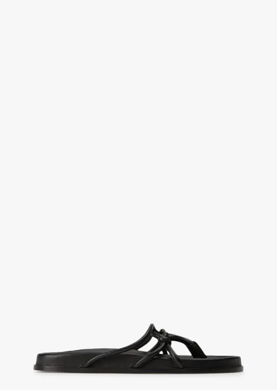 Luelle Black Nappa Sandals sold by Tony Bianco