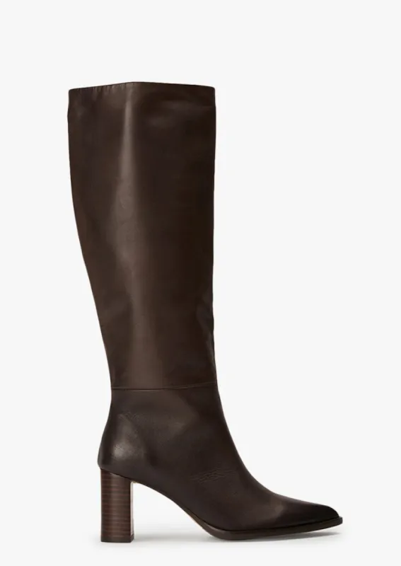 Peppe Choc Como Calf Boots sold by Tony Bianco