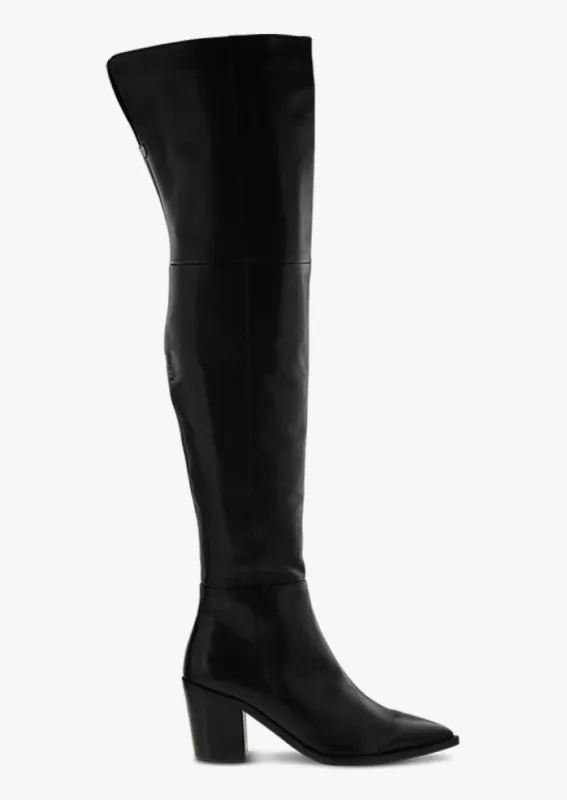 Stefani Black Como Long Boots made by Tony Bianco