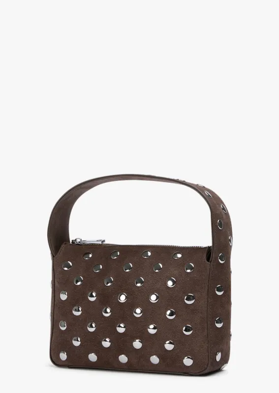 Natty Espresso Suede/Studs sold by Tony Bianco